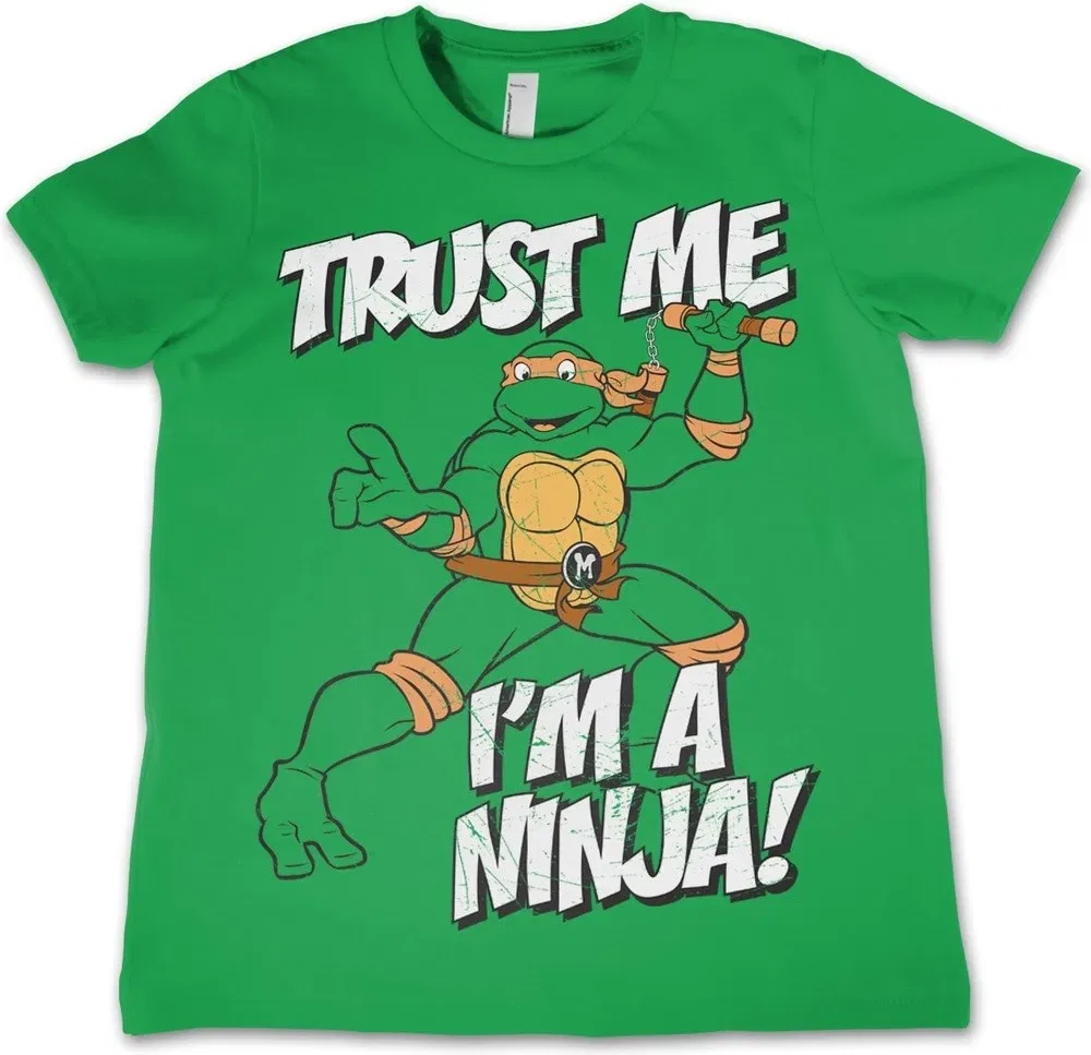 Футболка с принтом Teenage Mutant Ninja Turtles, зеленый
