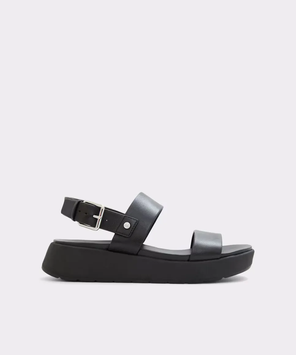 Женские сандалии на плоской подошве с круглым носком Aldo, черный