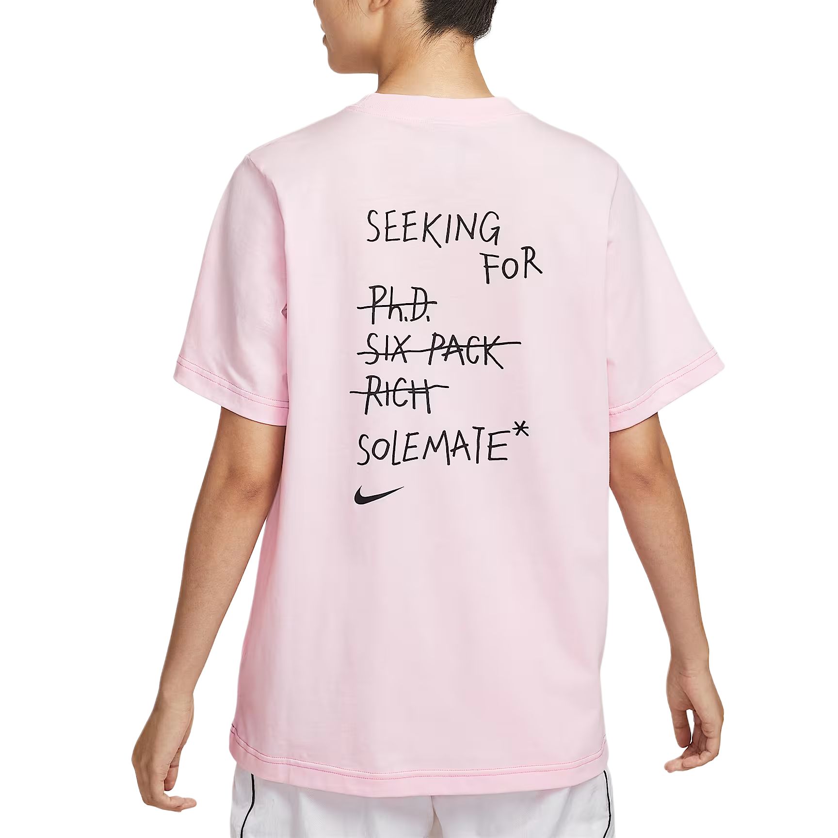 Спортивная футболка для женщин Nike, розовый — фото 3