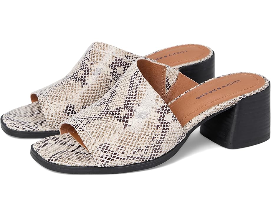 Туфли Lucky Brand Jamira Asymmetrical Mule, цвет Natural Multi