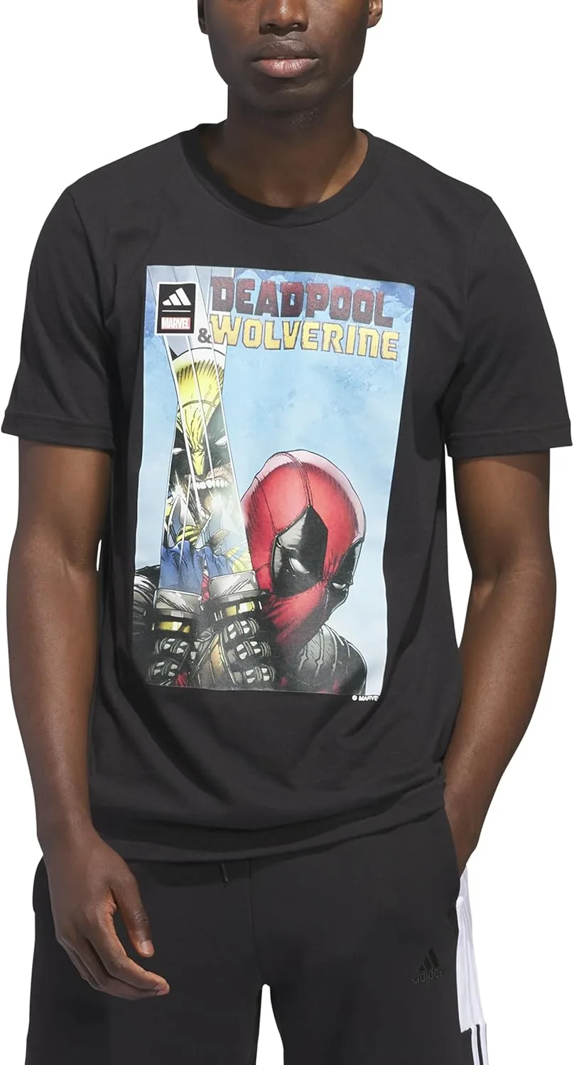 Футболка Adidas Marvel Deadpool and Wolverine — фото 2