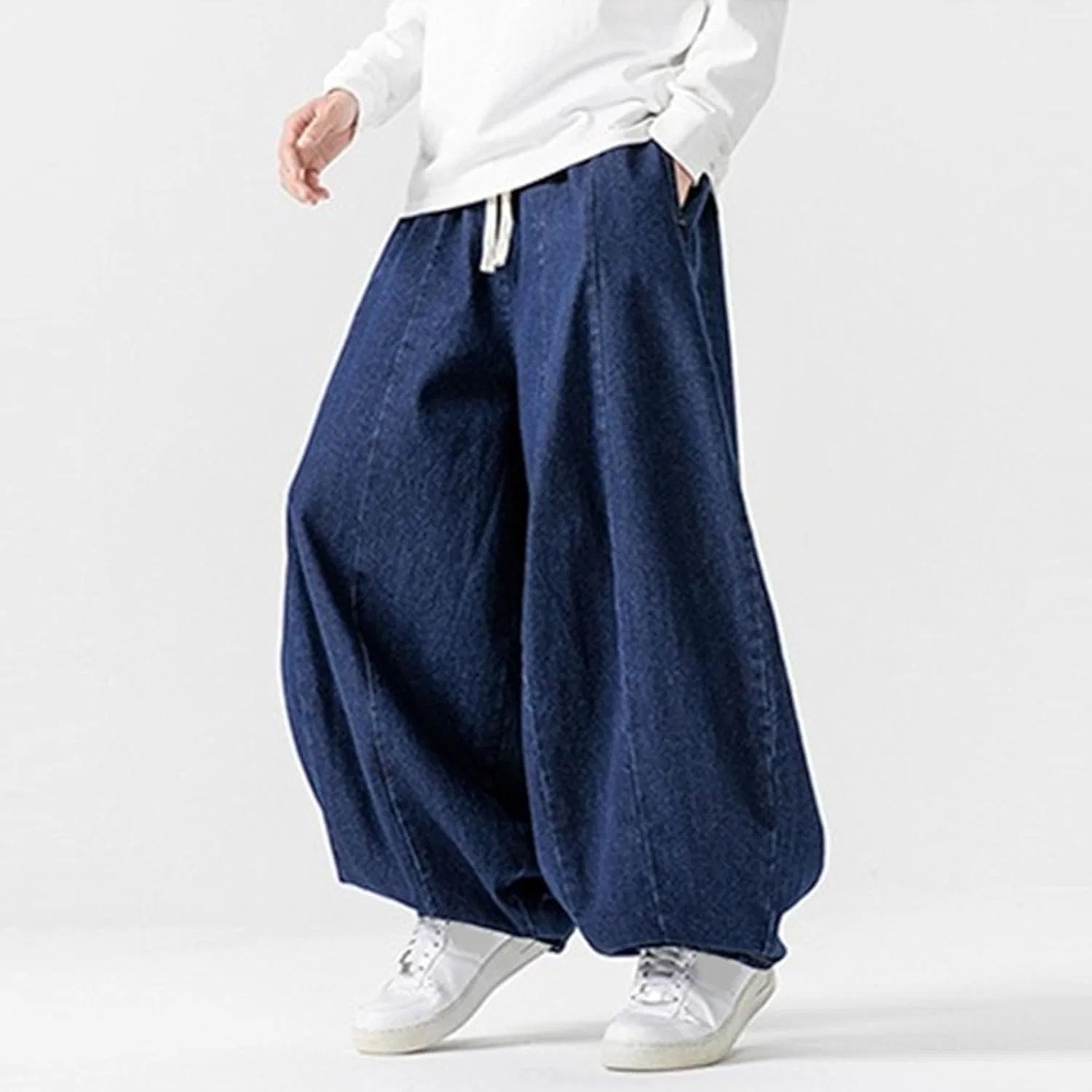 Джинсы свободные Men's Baggy, Dark Blue — фото 2