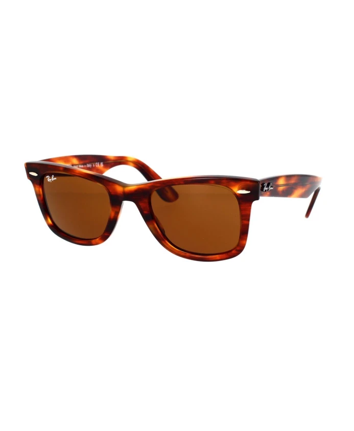 

Классические солнцезащитные очки Wayfarer Ray-Ban, коричневый