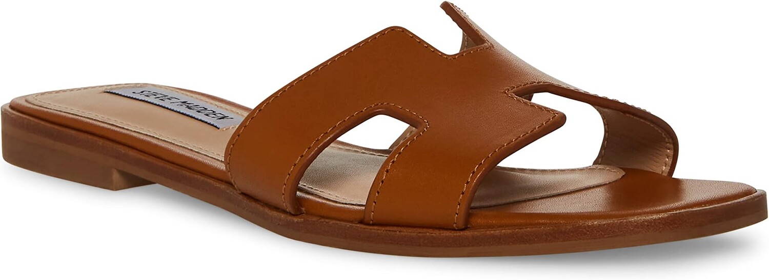 

Сандалии на плоской подошве Hadyn Sandal Steve Madden, цвет Cognac Leather