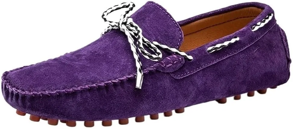 Мужские лоферы дышащие легкие гибкие нескользящие, Purple DHFIRUFSHLO