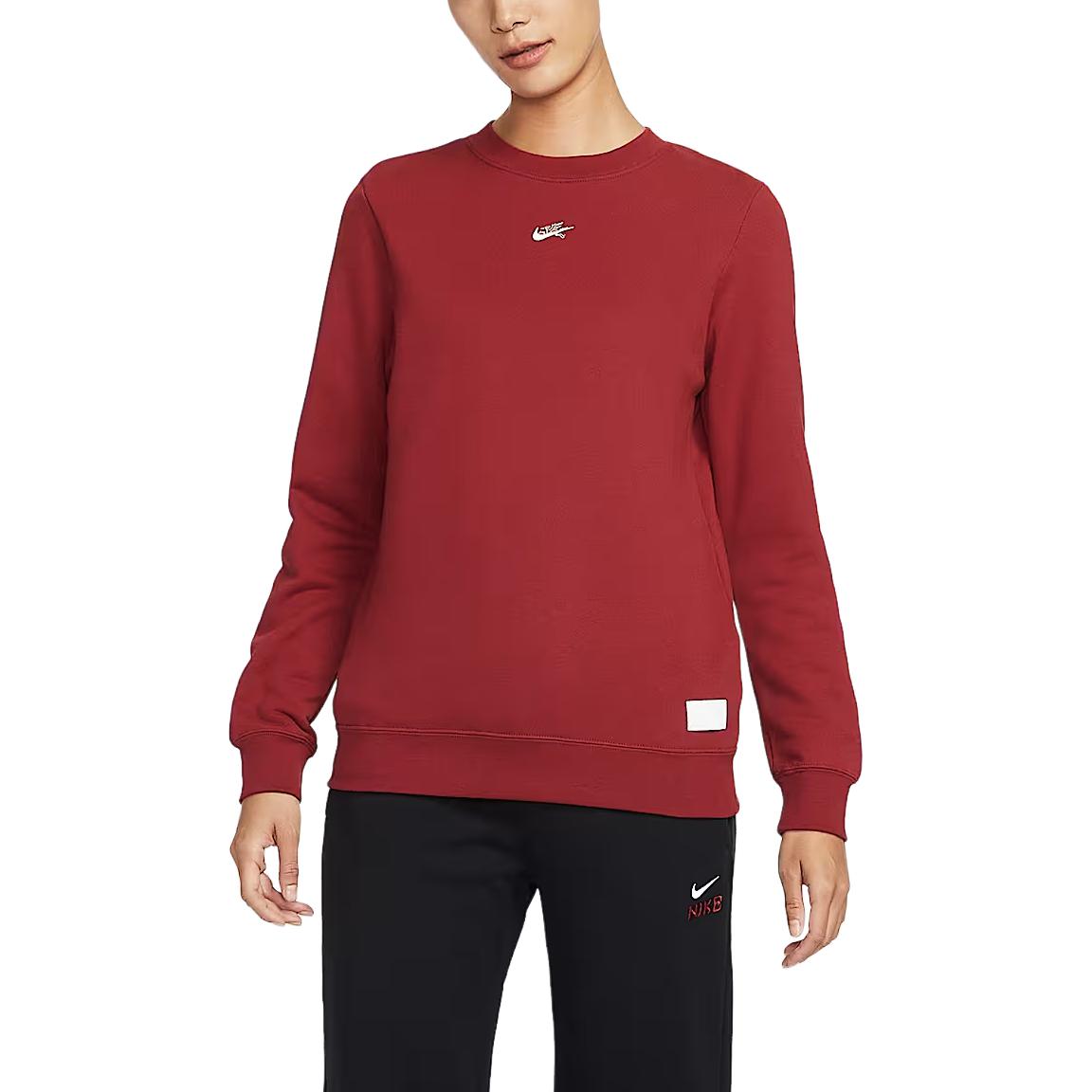 Женская спортивная толстовка FW25 Nike, темный team красный — фото 3