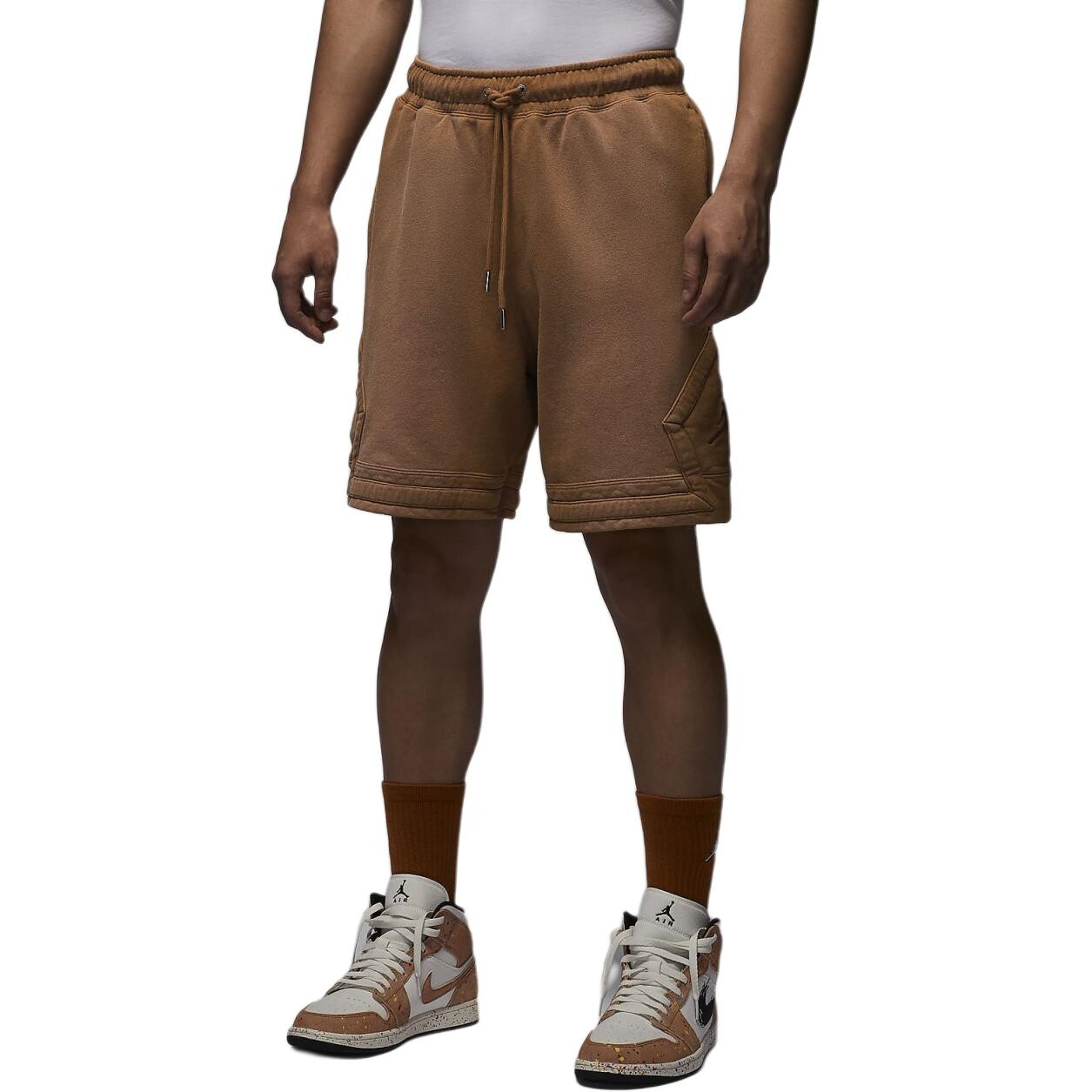 

Повседневные шорты Flight Fleece для мужчин, бронзовый цвет Jordan, цвет Bronze