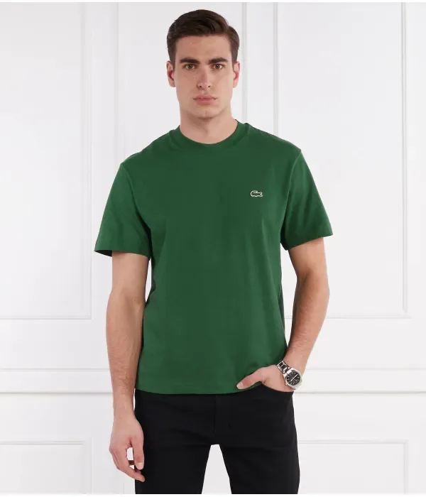 Футболка classic fit Lacoste, зеленый — фото 3