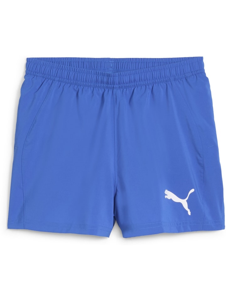 

Спортивные брюки "Y CROSS THE LINE SPLIT Short 3.0" синего цвета Puma