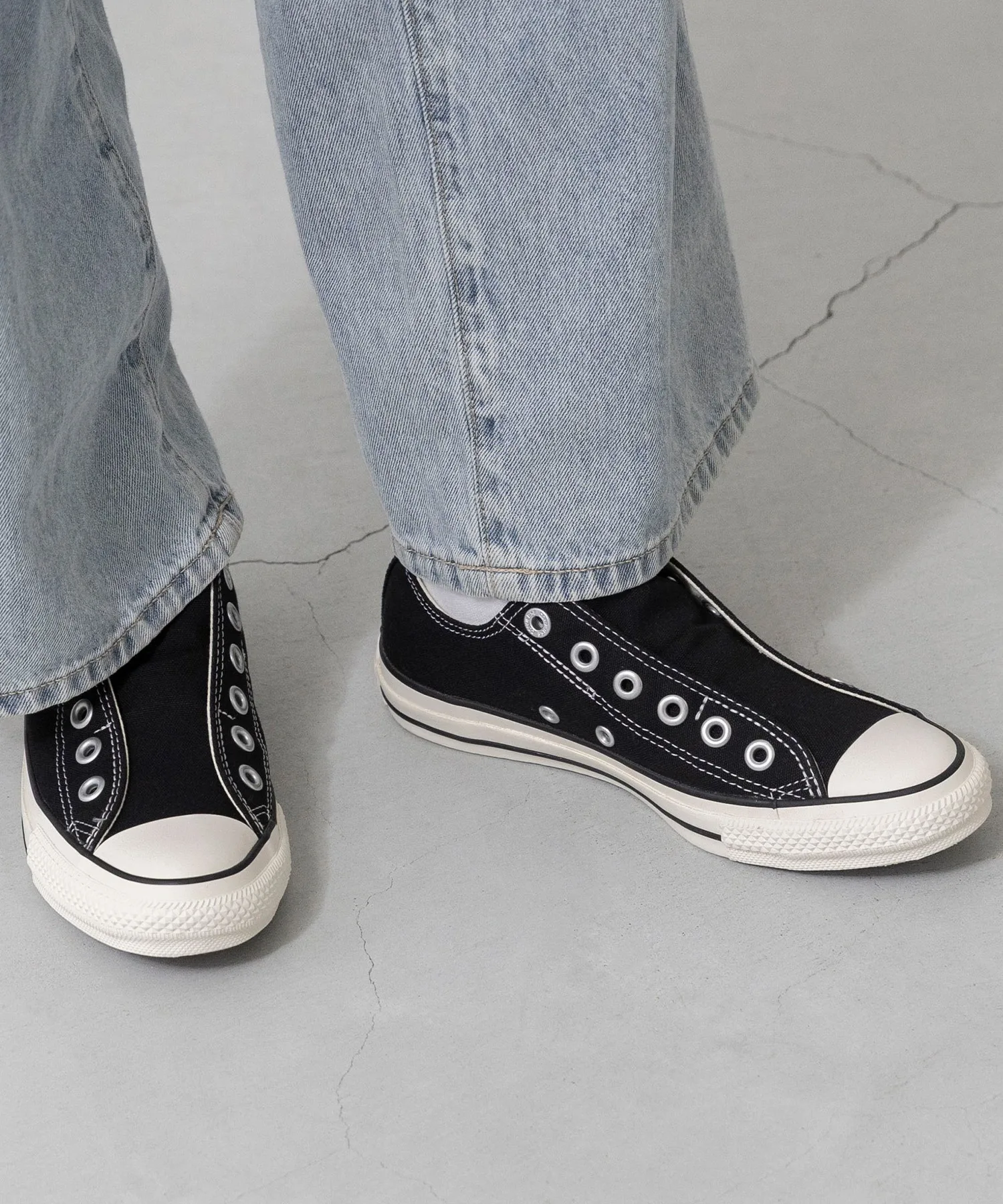 Кроссовки CONVERSE ALL STAR SLIP FE OX белые — фото 4