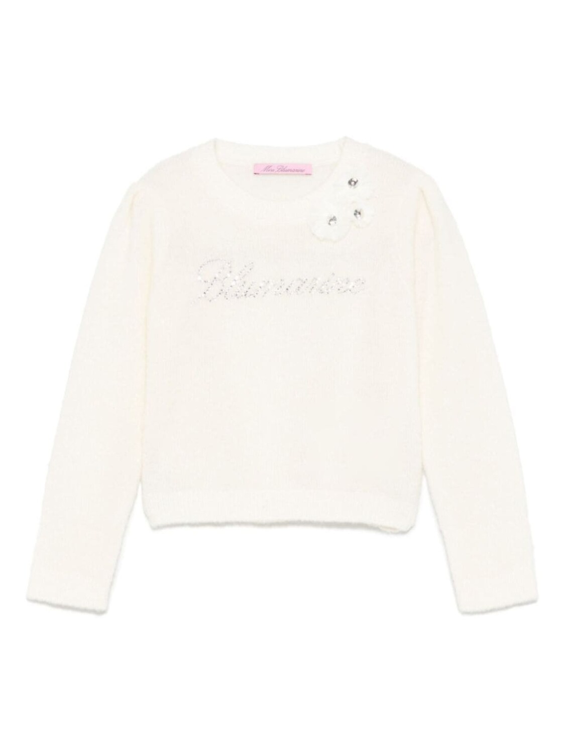 

Свитер с логотипом Miss Blumarine, белый