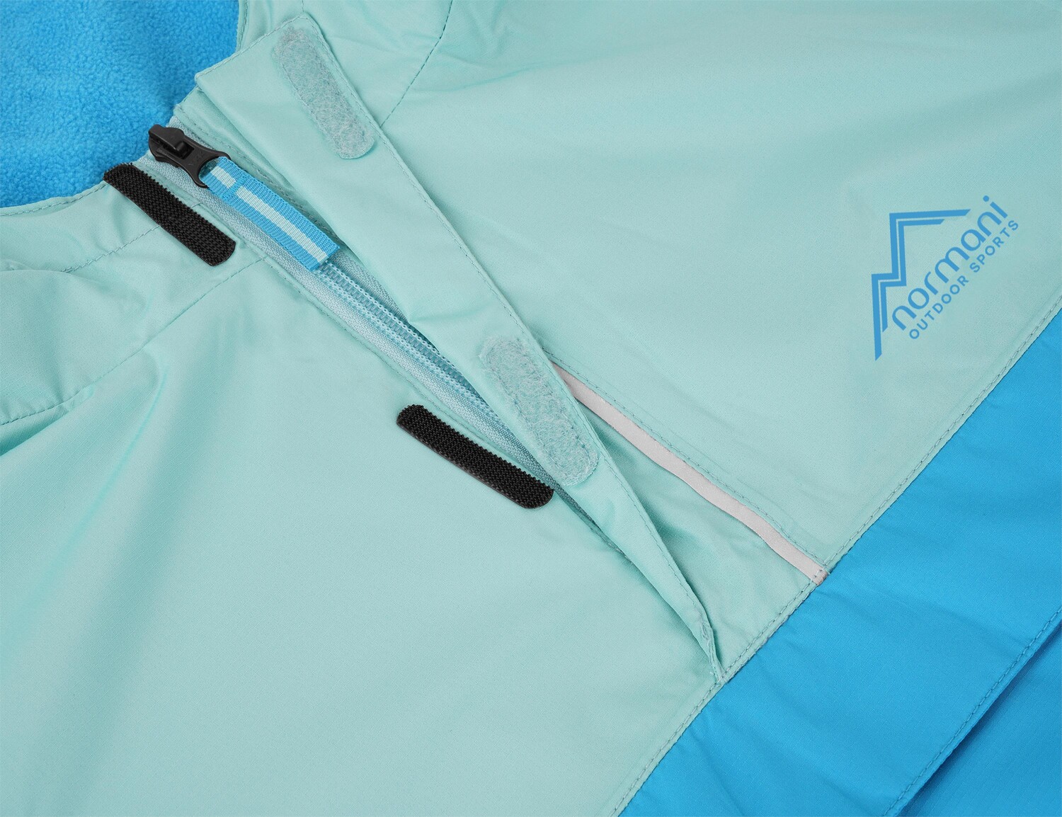 Функциональная куртка Normani Outdoor Sports Kinder Windbreaker Mayo, бирюзовый — фото 4