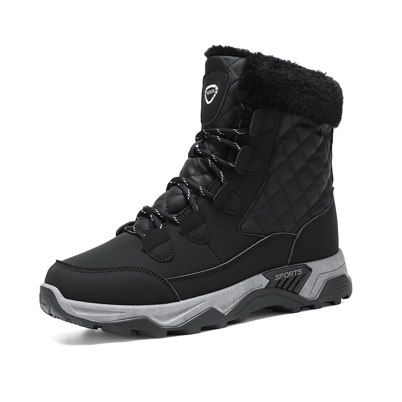 

KUPE Унисекс зимние сапоги черные, цвет Black