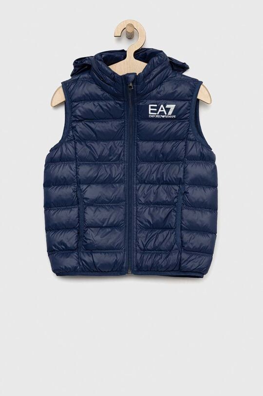 

Детский пуховик EA7 Emporio Armani, темно-синий