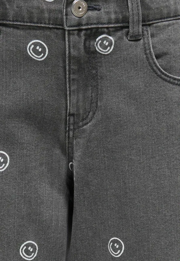 Джинсы прямого кроя Only Girls, light grey denim, светло-серый деним — фото 3