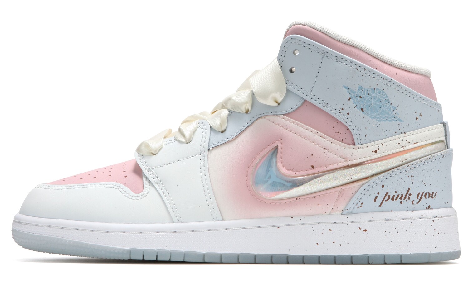 

Jordan Air Jordan 1 винтажные баскетбольные кроссовки женские, Light Blue