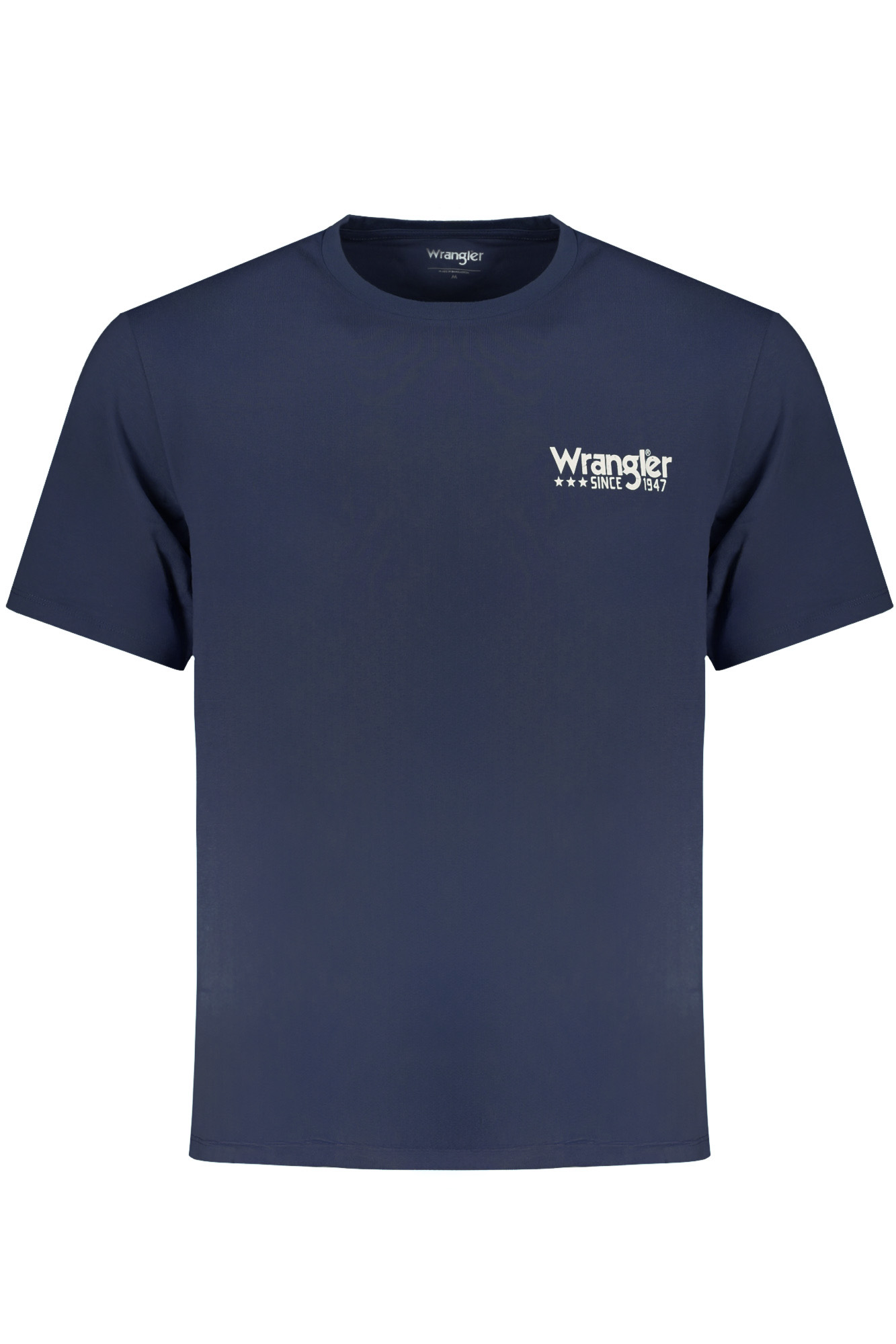 

Футболка мужская Wrangler хлопковая с логотипом, темно-синий