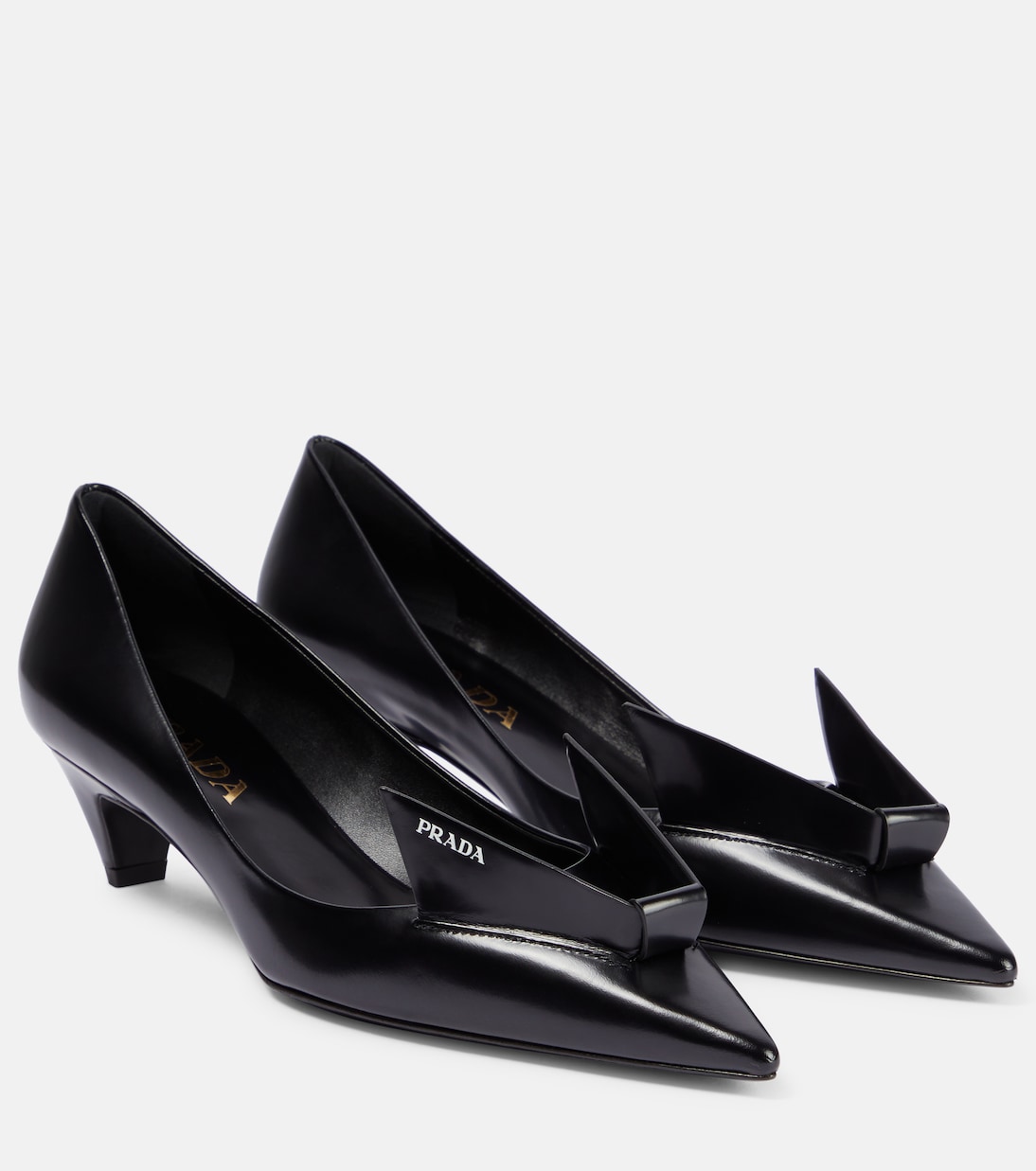 Кожаные туфли Prada, Nero