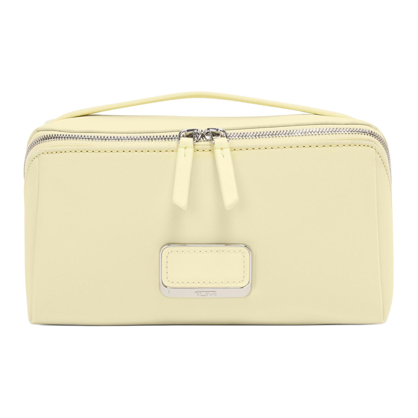 

TUMI Косметичка с застежкой-молнией из нейлона, женская, выстиранная желтая