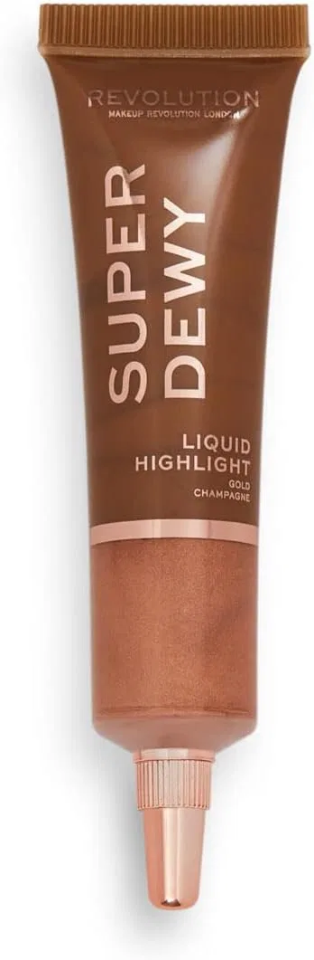 Жидкий хайлайтер Makeup Revolution Gold Champagne, 14.8 мл