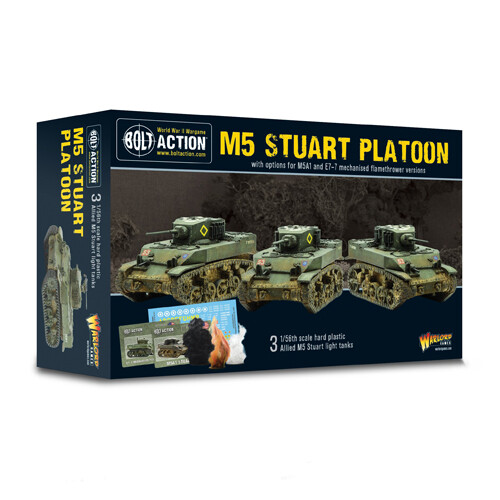 

Фигурки Bolt Action: M5 Stuart Platoon Warlord Games