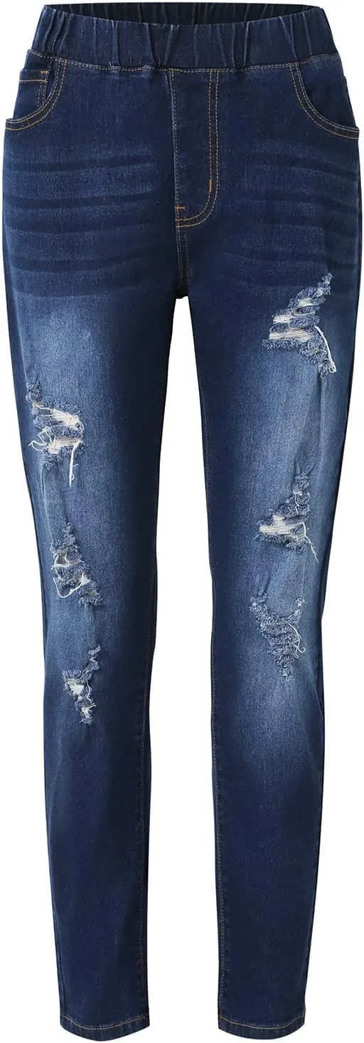 

Женские рваные джинсы скинни Slim Fit