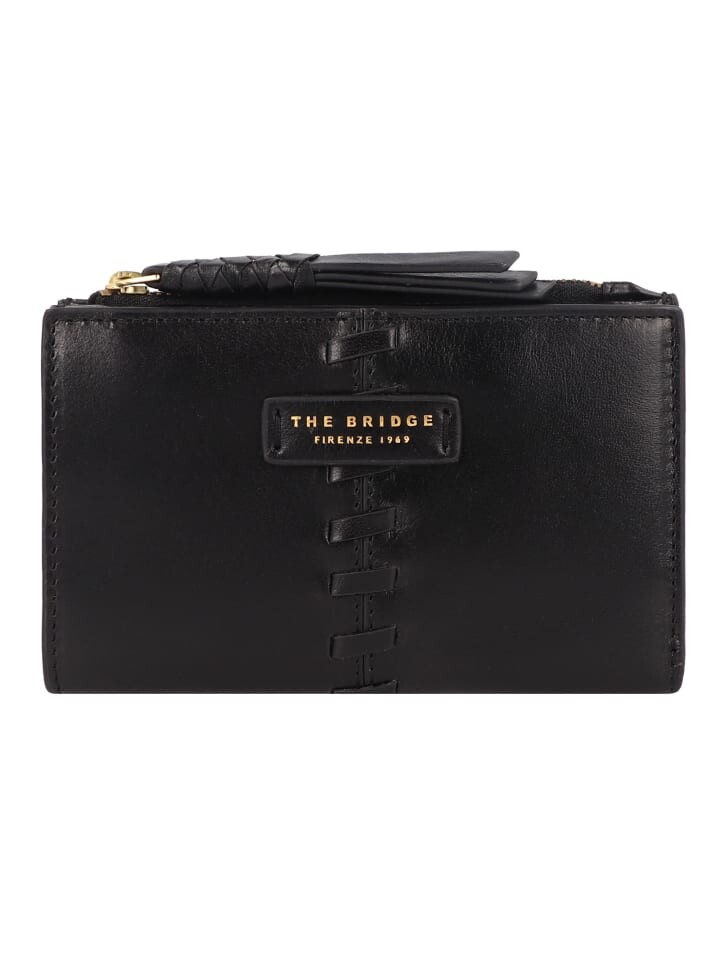 

Кошелек The Bridge Febe Geldbörse RFID Schutz Leder 14 cm, неро