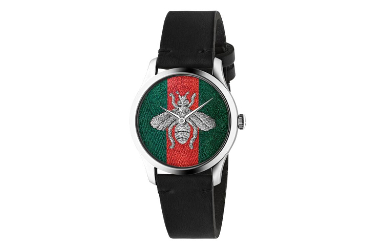 

GUCCI Часы G Timeless Collection Wrist Watch Quartz Movement Leather Strap Black Dial Unisex