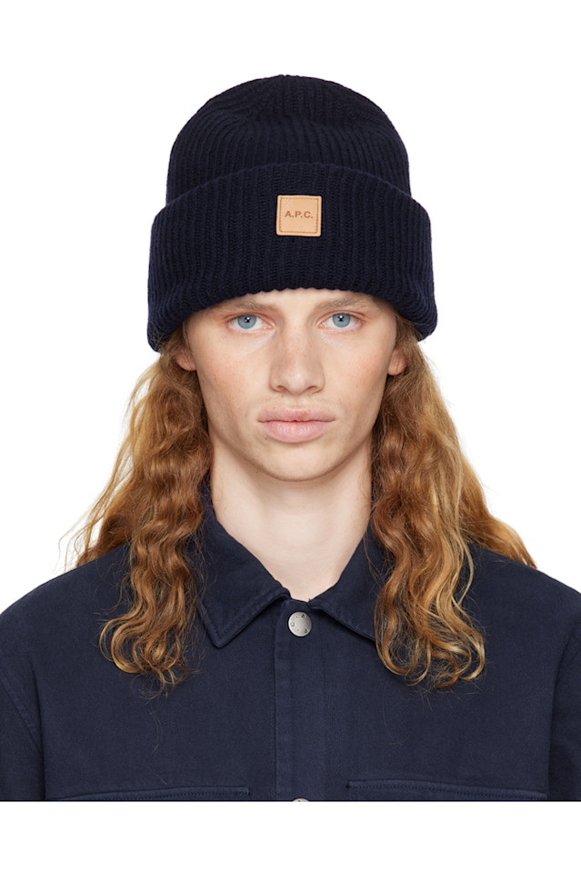 

Мишель вязаная шапка A.P.C., синий