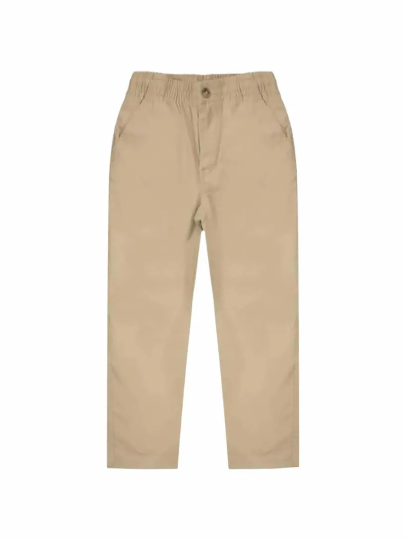 

Прямые брюки с логотипом Ralph Lauren, бежевый