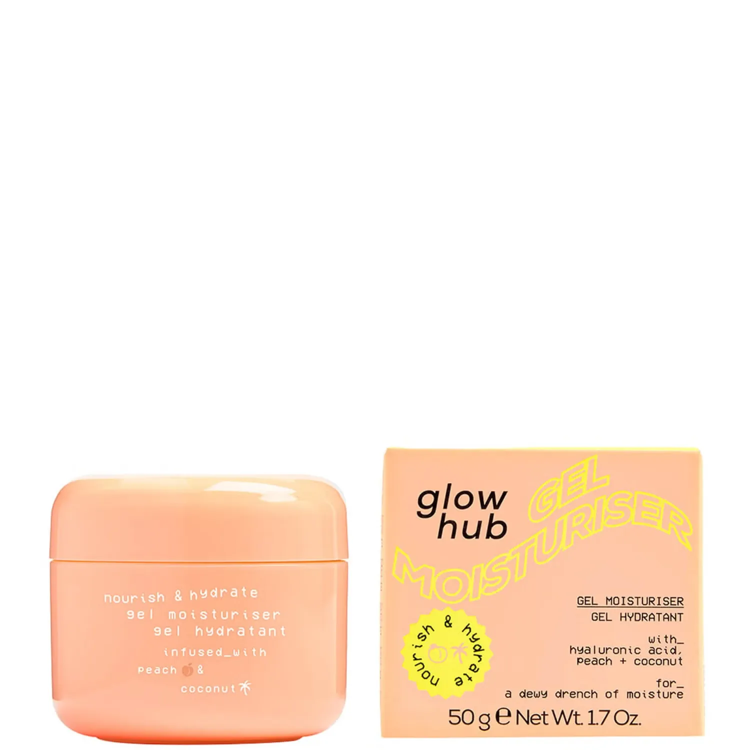 

Питательный и увлажняющий гель-увлажняющий гель 50 г Glow Hub