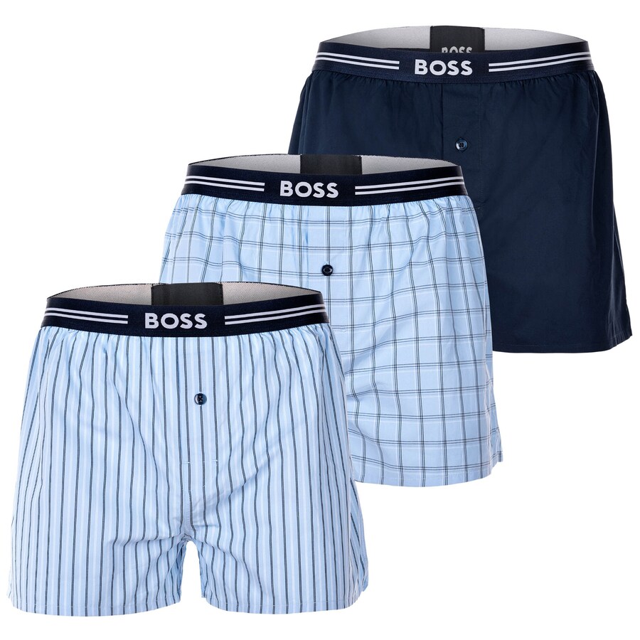 

Боксерские шорты BOSS, цвет marine blue/Light blue