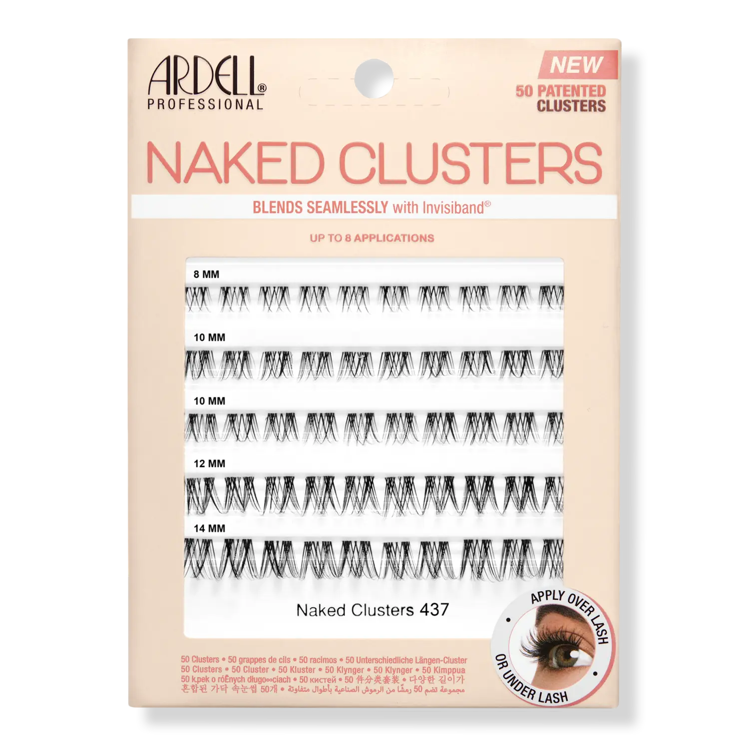 

Накладные ресницы Naked Lash Clusters, для наложения поверх или под ресницы. Ardell, 437