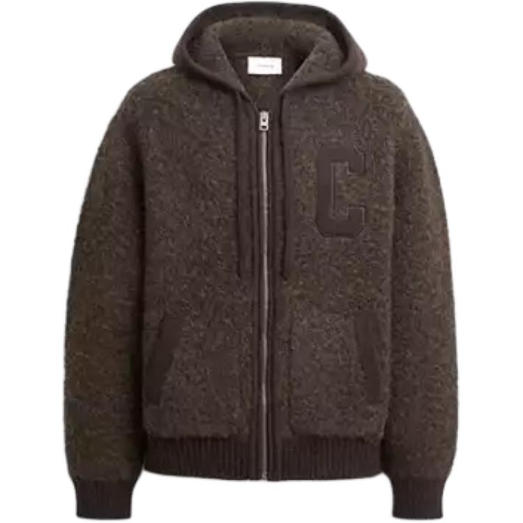 

Пальто SS26 Velvet feel для мужчин COACH, темно-коричневый