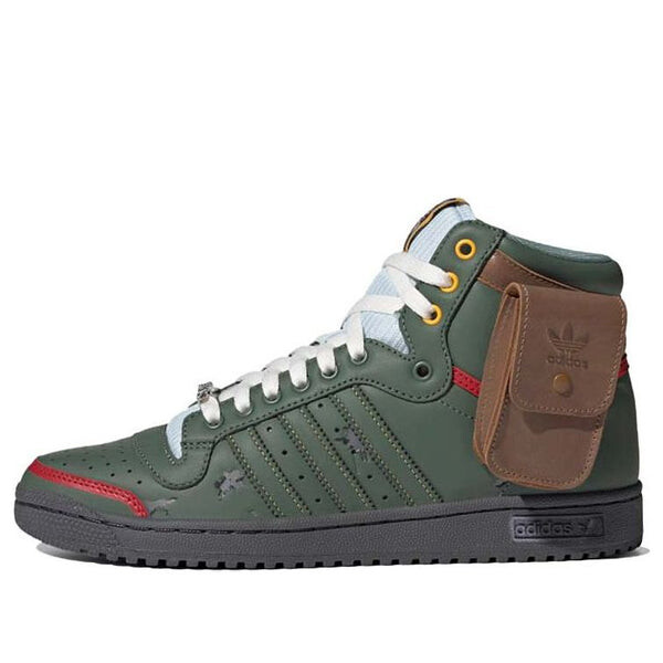 

Кроссовки star wars x top ten hi Adidas, зеленый