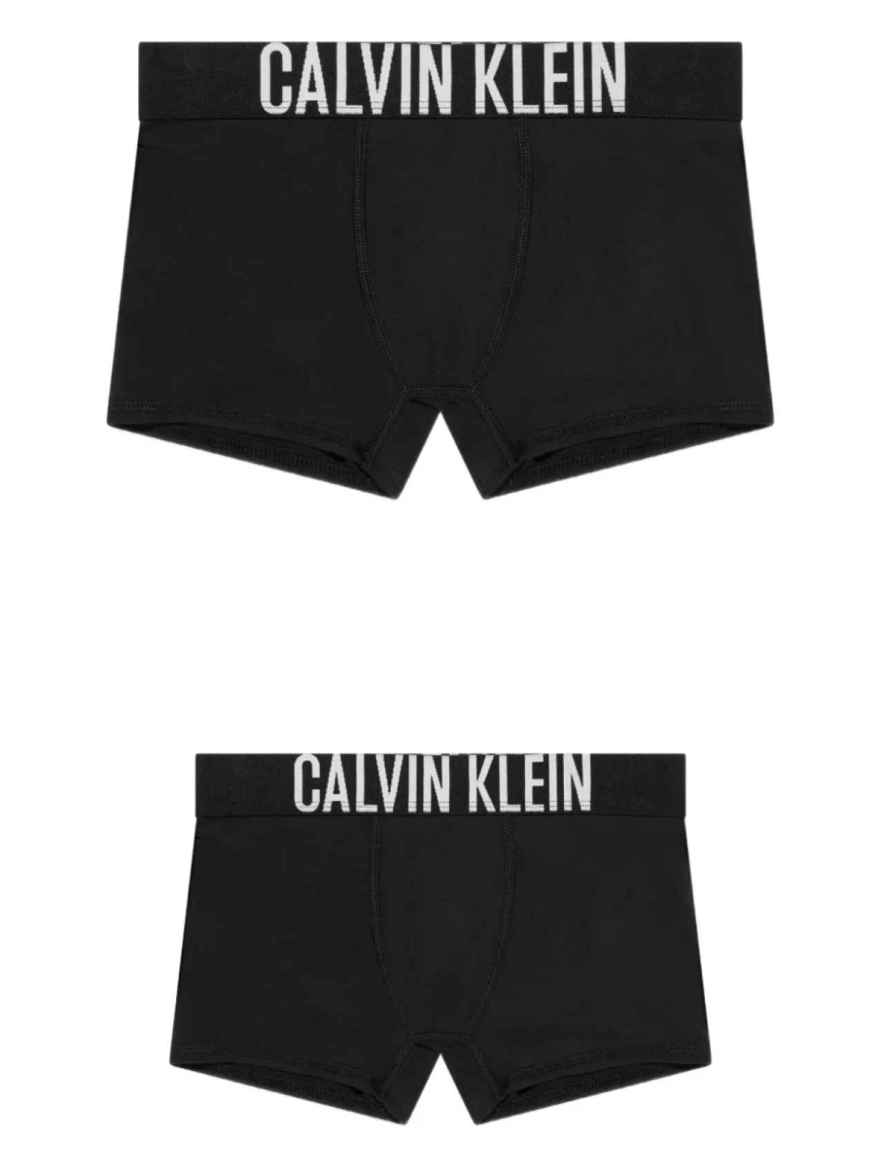 

Комплект трусов-брифов с логотипом Calvin Klein Kids, черный