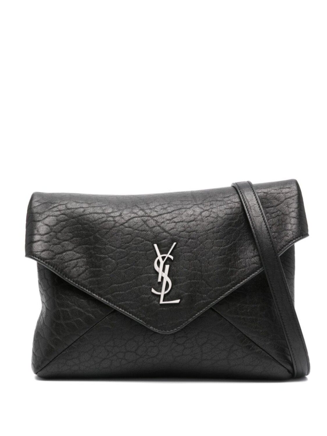 

Saint Laurent большой клатч-конверт Cassandre, черный