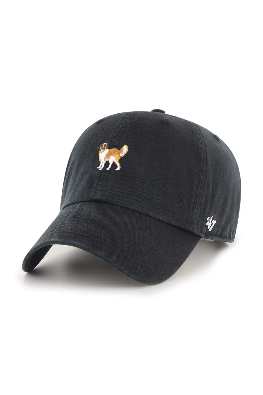

Хлопковая бейсболка Dog Base Runner Icon 47 Brand, черный