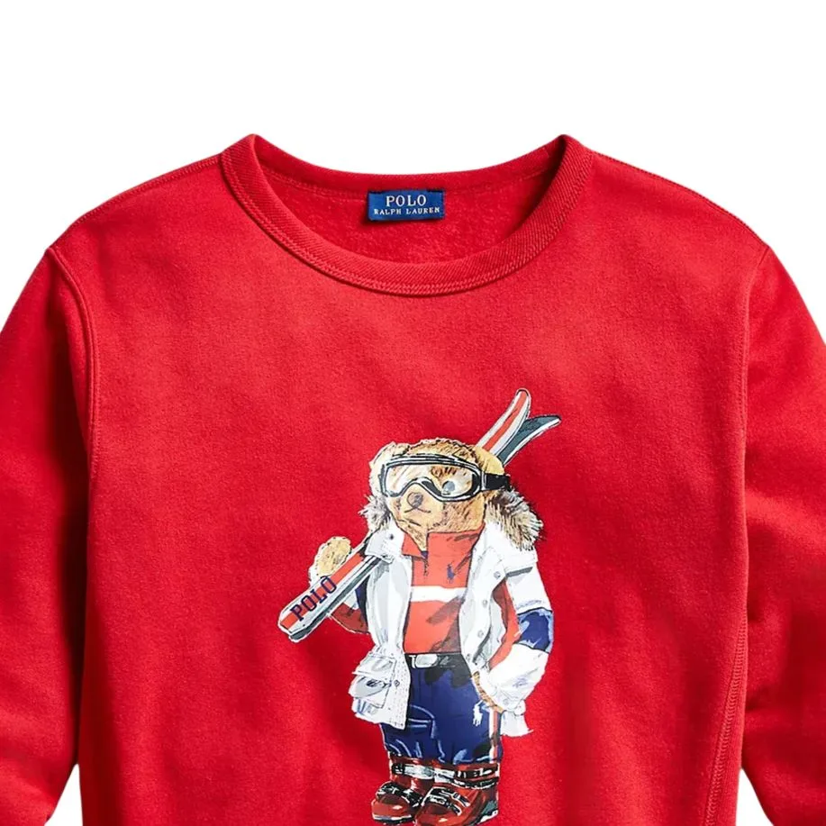 Свитшот женский Polo Ralph Lauren, красный — фото 4