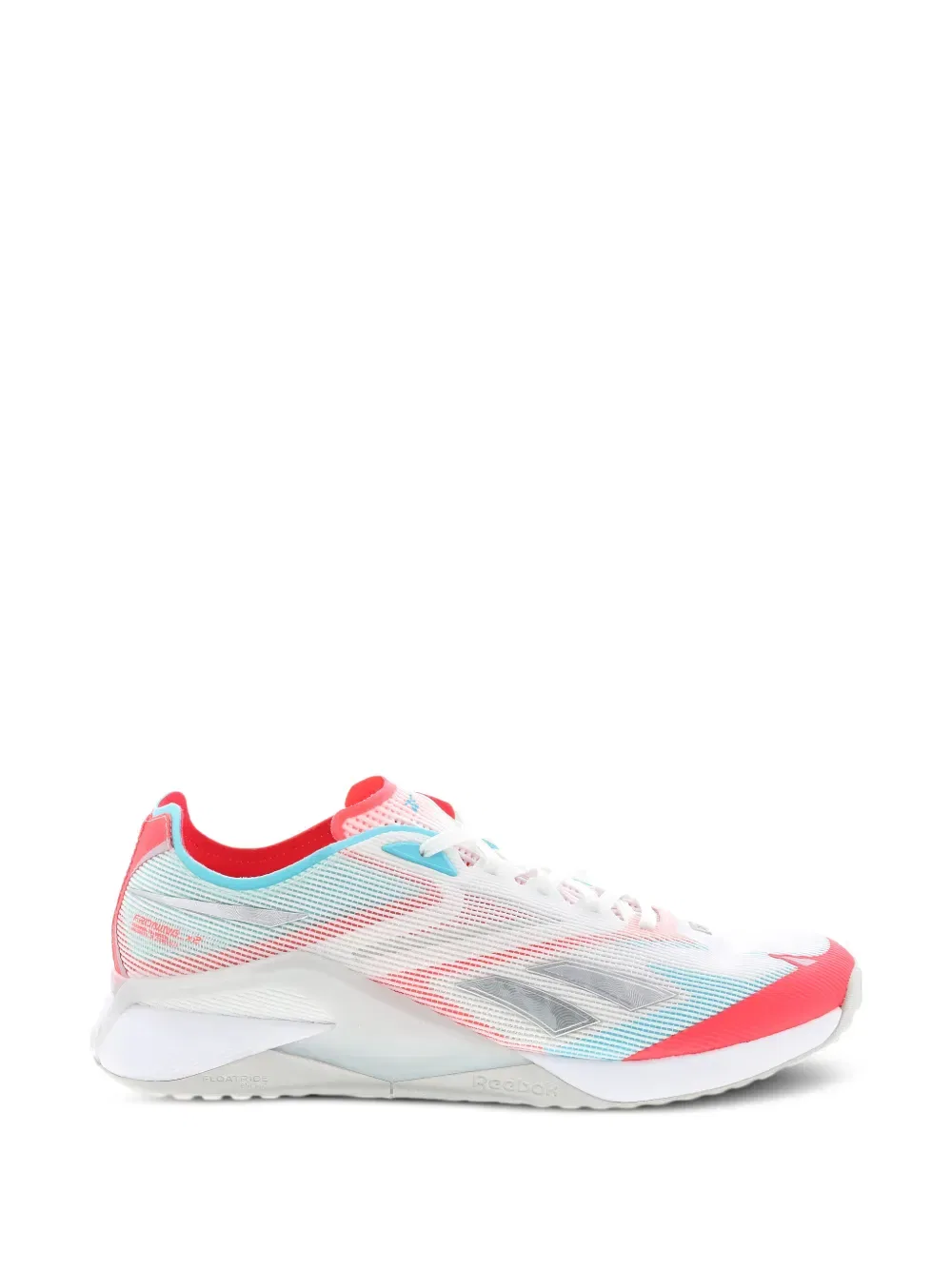 Низкие полосатые кроссовки Nano x2 Reebok, белый