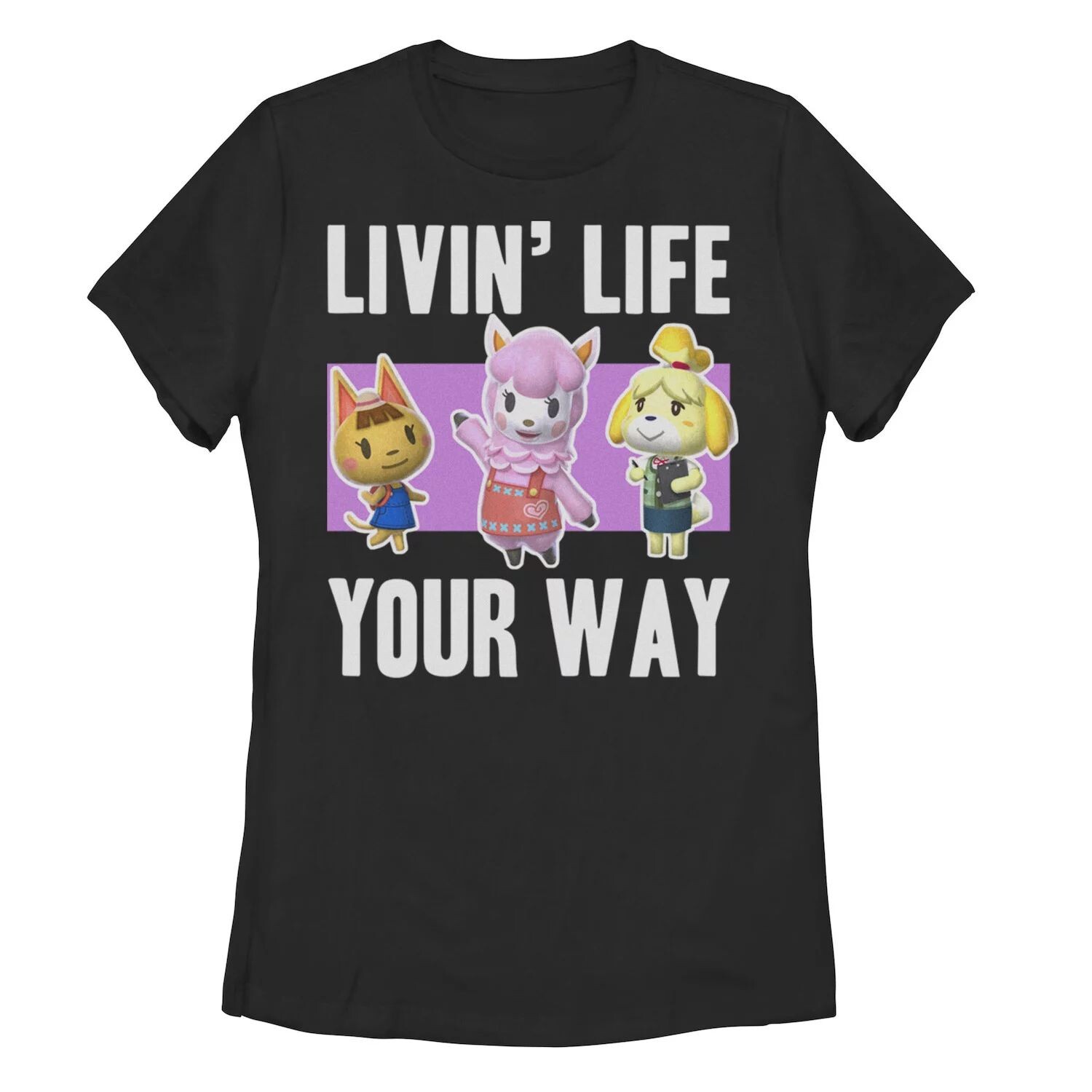 

Футболка Nintendo Animal Crossing Livin' Your Way для юниоров Licensed Character