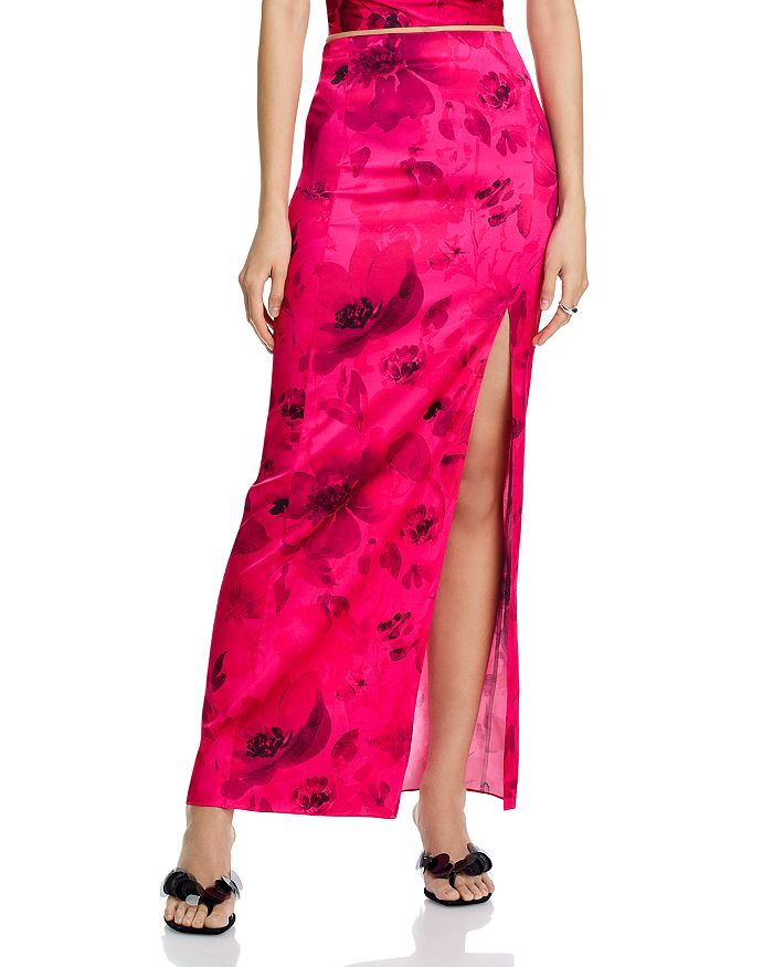 

Стефани Макси Юбка - Эксклюзив Alice and Olivia, розовый