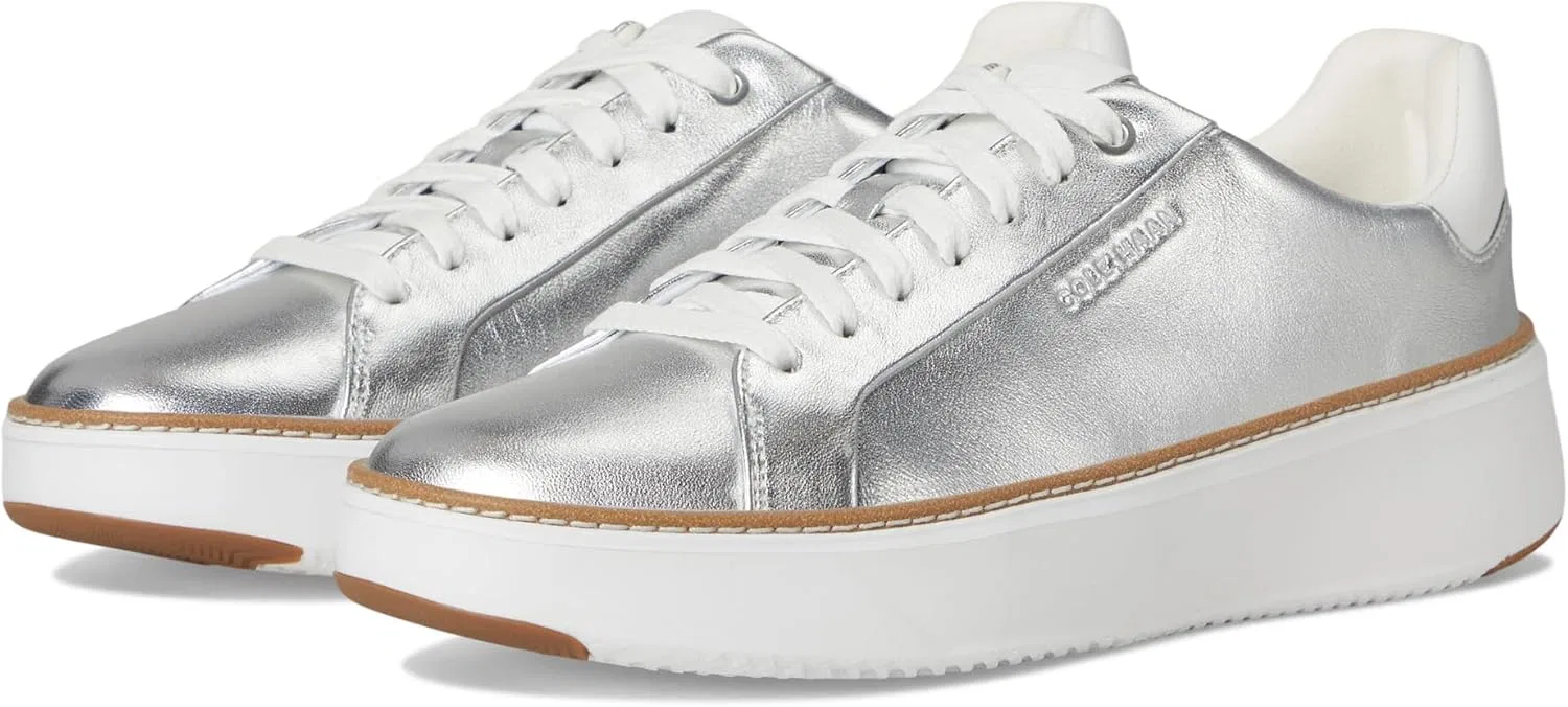 Мужские легкие оксфордские туфли Cole Haan Grandpro Topspin, Silver Talca Look, White