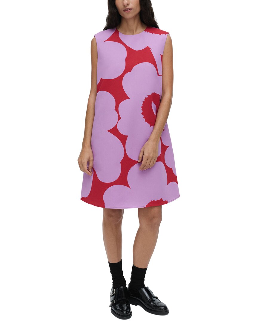 

Платье Marimekko Sopiva Unikko из смесового льна, фиолетовый