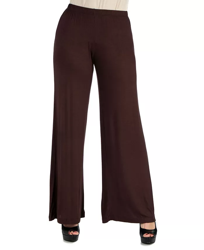 

Женские брюки Palazzo 24seven Comfort Apparel, коричневый