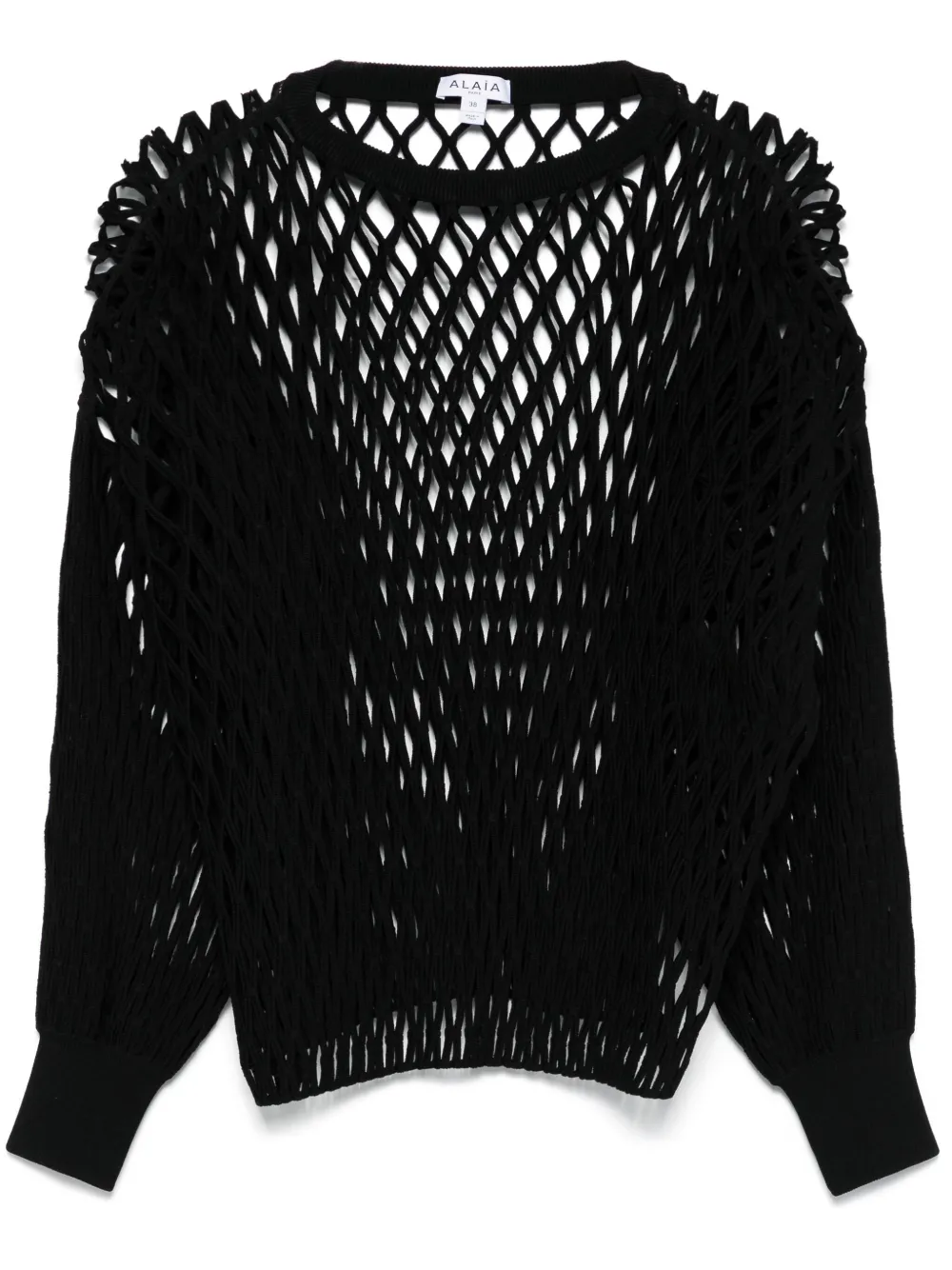 

Сетчатая толстовка Alaïa, черный