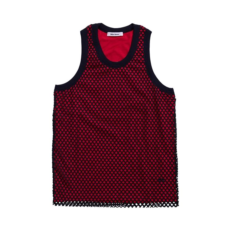 

Топ Wales Bonner Record Mesh Tank Top 'Red', красный