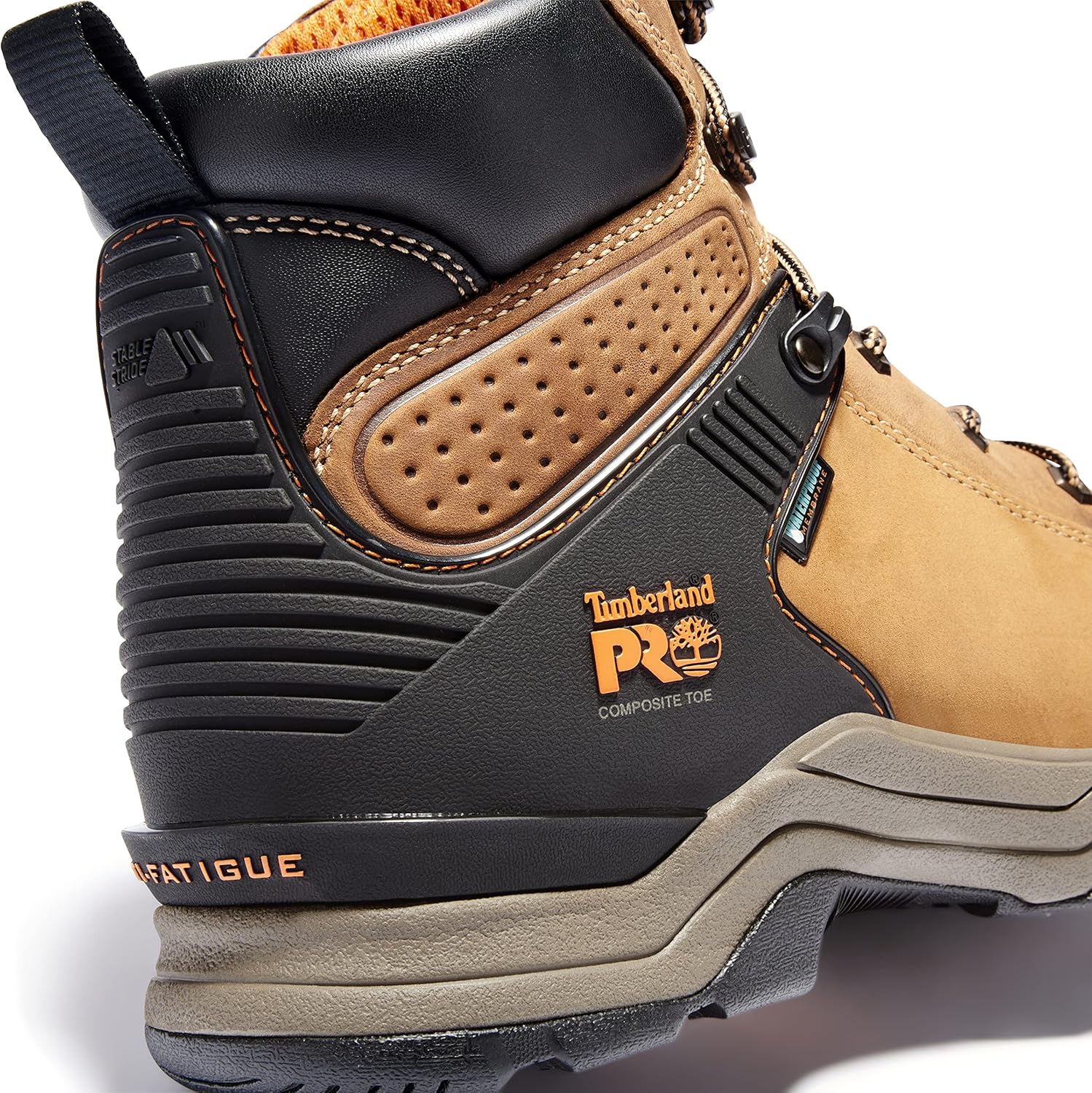 Timberland PRO мужские промышленные рабочие ботинки Hypercharge 6 Inch с композитным защитным носком и водонепроницаемостью, Earth Bandit Brown V1 — фото 3