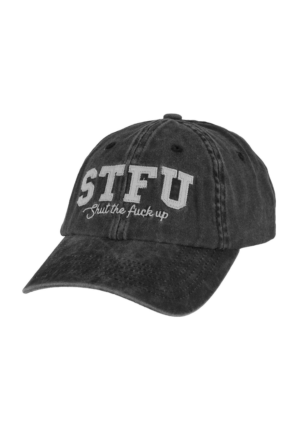

Бейсболка STFU PICA PICA, черный