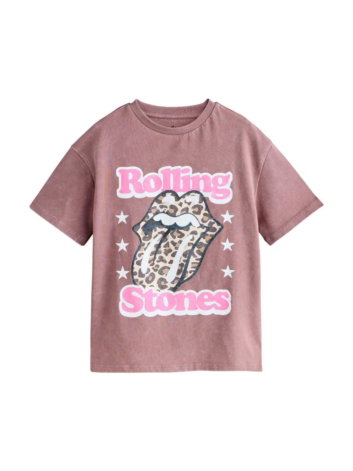 Футболка с надписью 'The Rolling Stones' Next, Brown/Light Brown